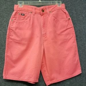 Vintage Chic High Rise Bermuda Shorts Women’s Sz 10 Salmon Pink 100% Cotton USA